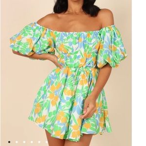 Petal & Pup Charley Mini Dress Floral